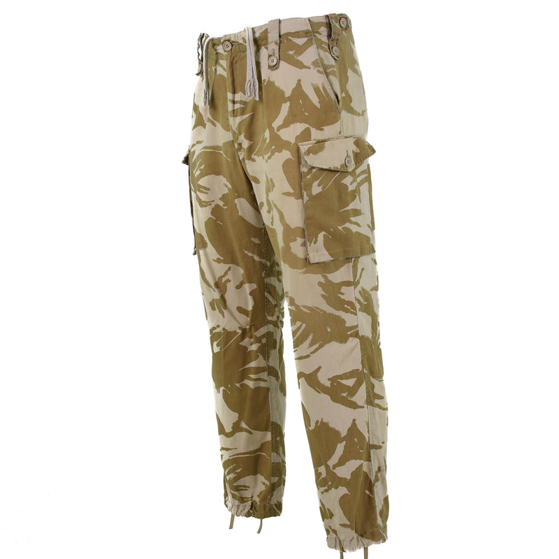 Original British Army Desert Pants Lightweight Combat Byxor Militäröverskott
