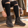 Original brittisk militär vinterstrumpor Warm Ribbed Knit EU 39–40 Black