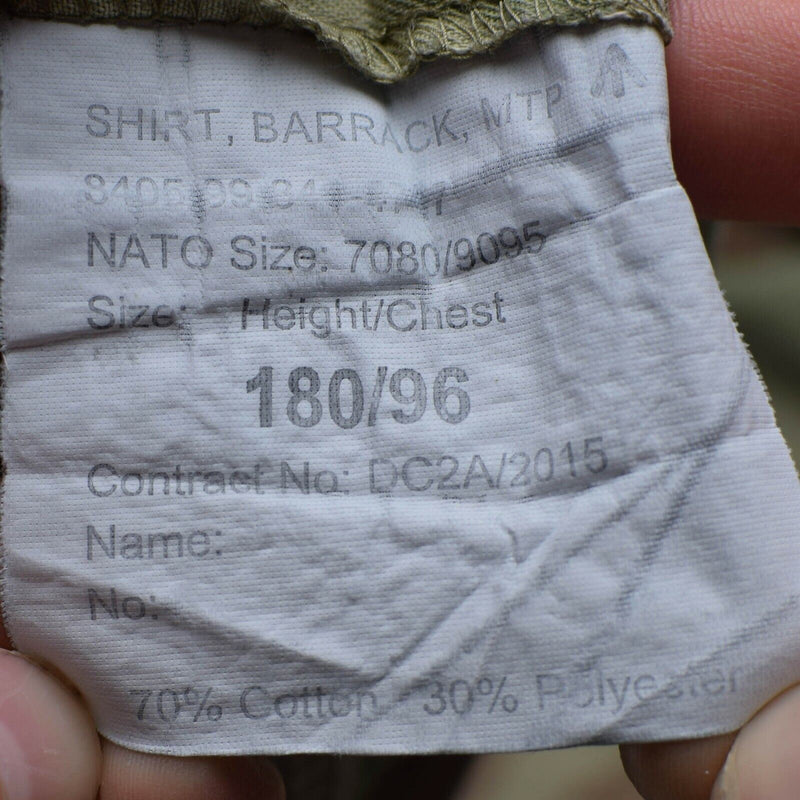 Äkta brittiska arméfrågor Combat MTP Field Jacket Multicam Military Shirt