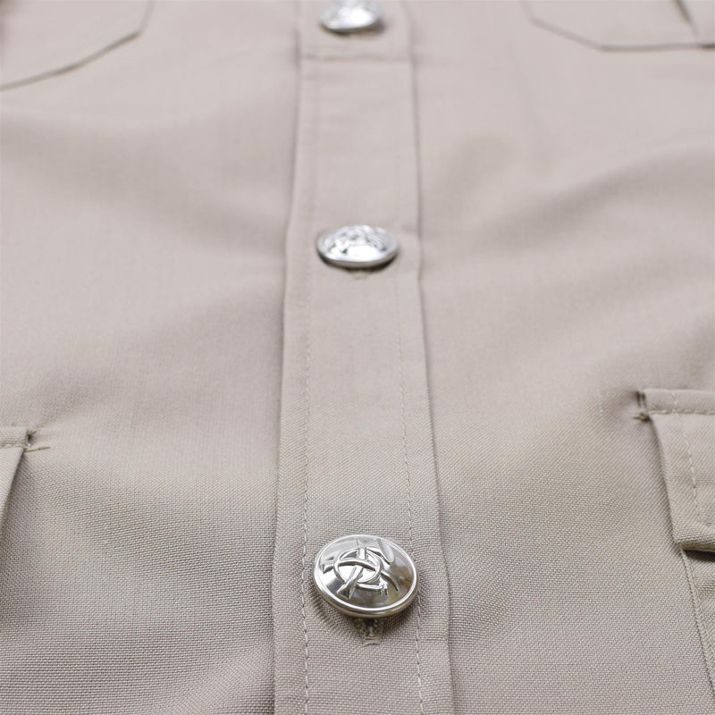 Original French Military Foreign Legion Khaki Dress Shirts Kort ärmar Nya