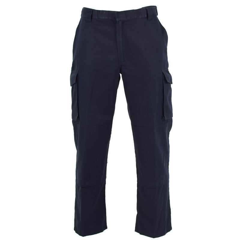 Äkta brittiska polisbyxor Blue Uniform Pants Lätt militäröverskott