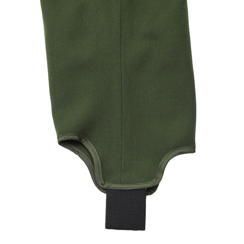 Original svenska militära formella byxor Grön veckad front stigbyxor nya