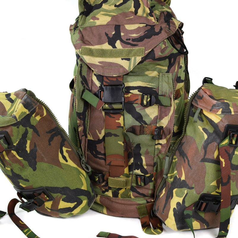 Äkta holländska armé DPM Woodland Combat Rucksack ryggsäck 40L Tactical Daypack