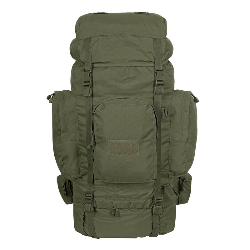 Mil-Tec Recom vandring ryggsäck Taktisk ryggsäck Trekking Daypack Olive 88L stor