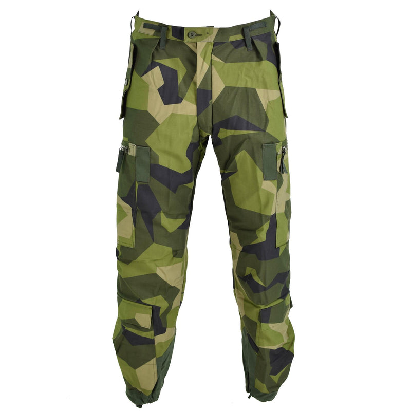 Original Swedish Thermal Tanker Pants M90 Splinter Camouflage BDU byxor nya
