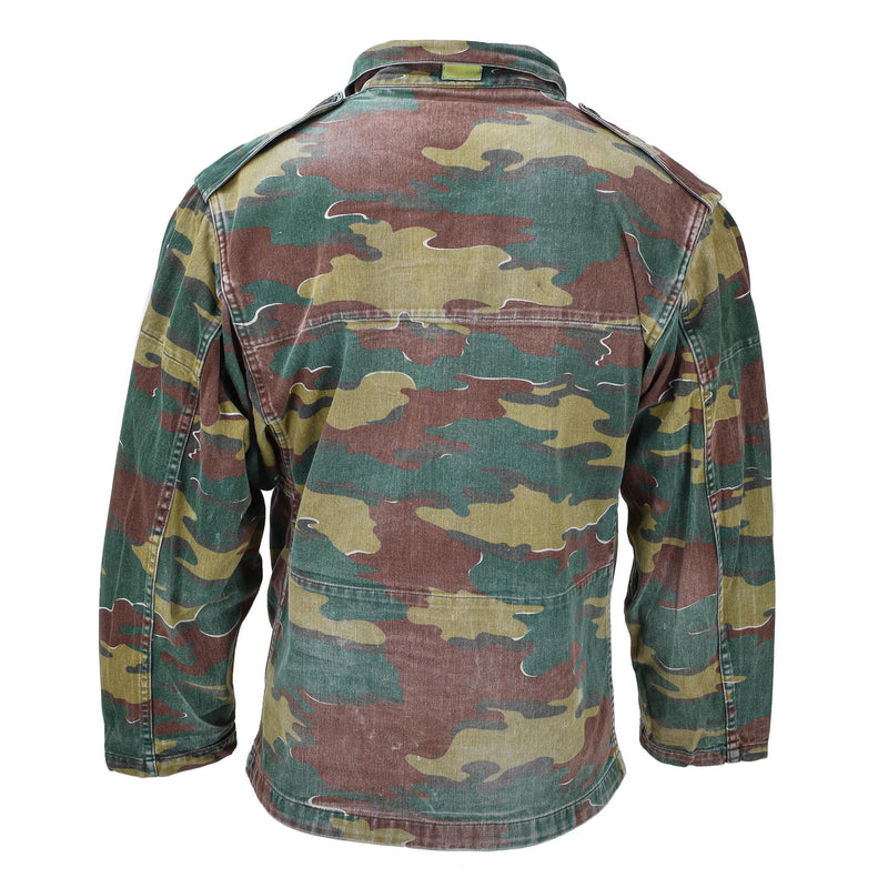 Original Belgien Military M56 Jigsaw Camouflage Jacket Field Combat Troops Army