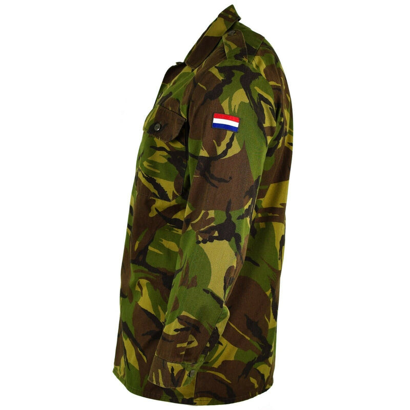 Original Dutch Army Shirt M65 Militärutgåva Woodland DPM Combat Jacket Holland