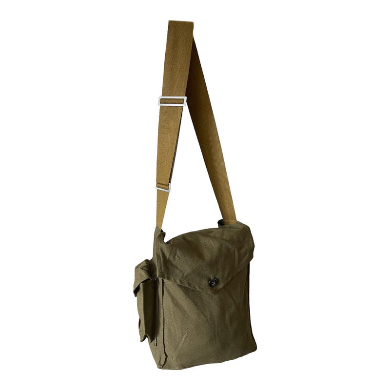 Äkta sovjetiska ryska arméöverskott Canvas Military Shoulder Gas Mask Bag GP-5.