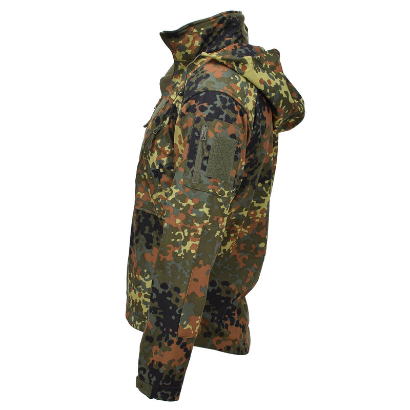 Mil-tec softshell jacka scu 14 tyska flecktran camo utomhus vandring ytterkläder