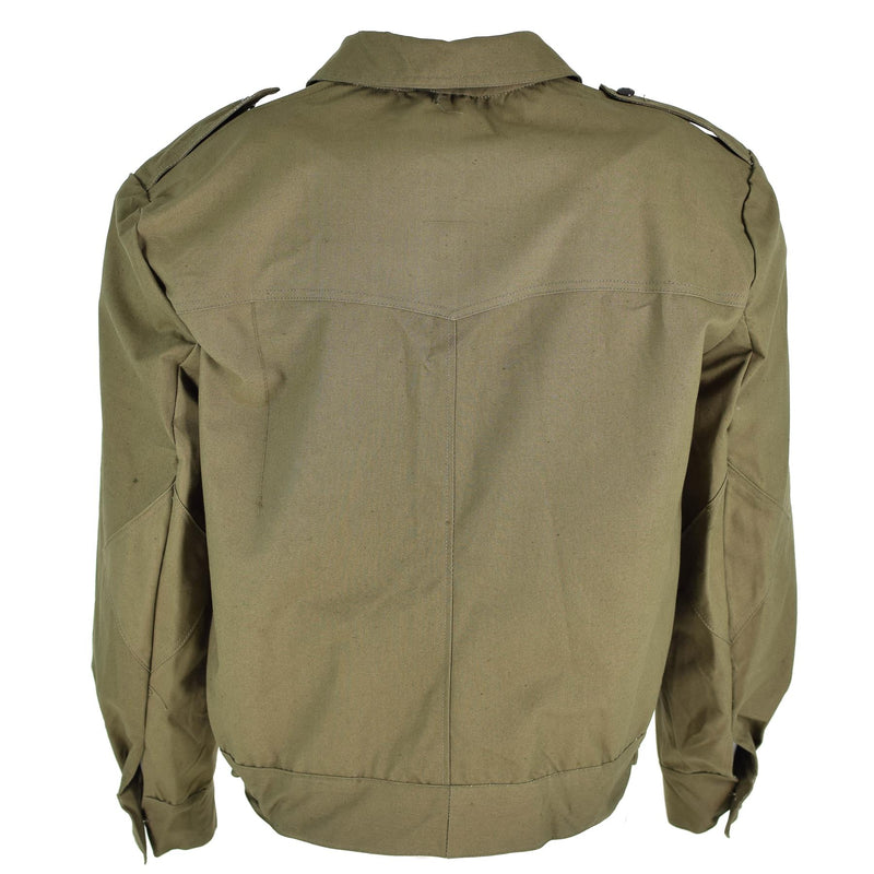 Original Bulgarian Army Field Troops Canvas Ike Jacket OD Militäröverskottsproblem