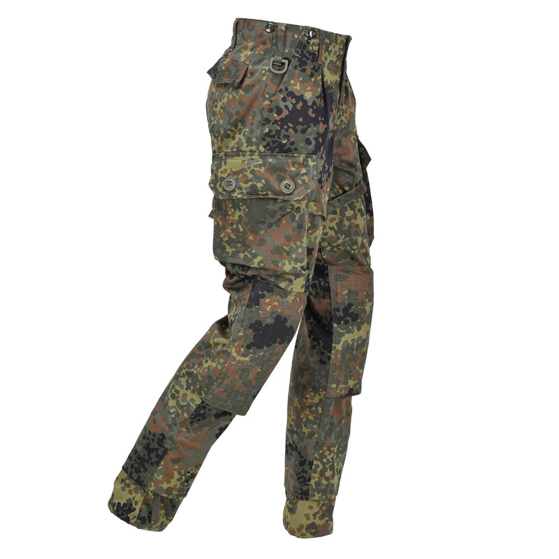 Leo Kohler robusta stridsbyxor ACU förstärkte taktisk lastbyxor Flecktarn
