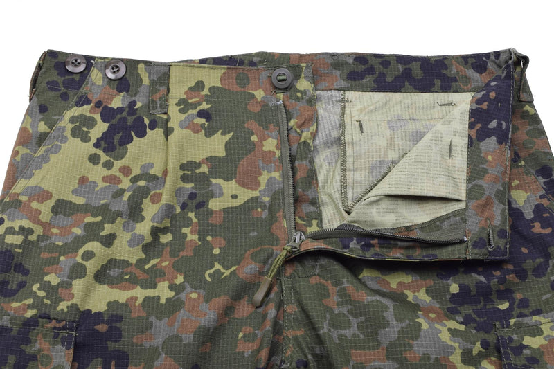 TACGEAR Brand German Army Style Field Pants Cargo Combat Flecktran Camo Ripstop