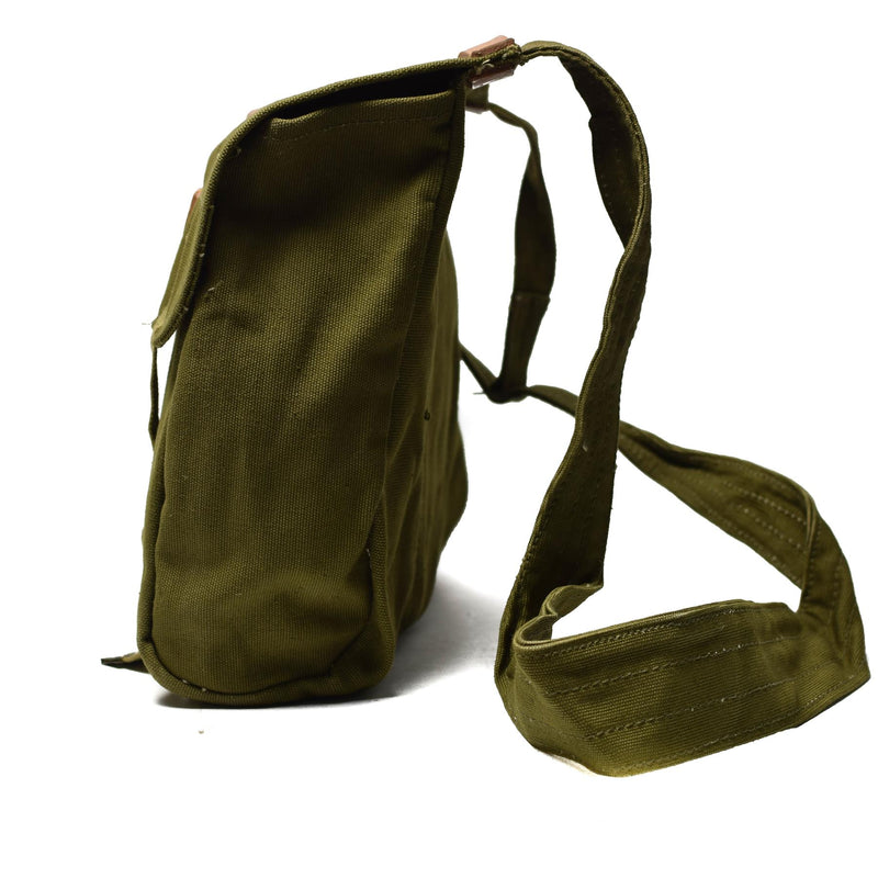 Original rumänsk armé som bär väska militäröverskott grönt axelband