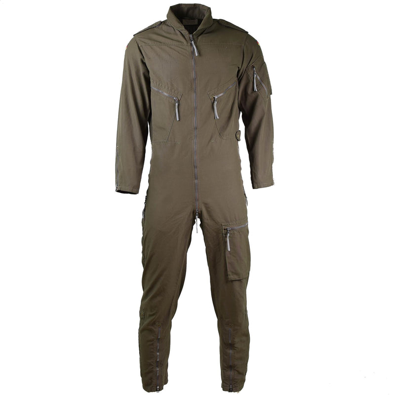 Äkta tyska armé oliv OD övergripande kostym Combat Tanker Coverall Jumpsuit Aramid