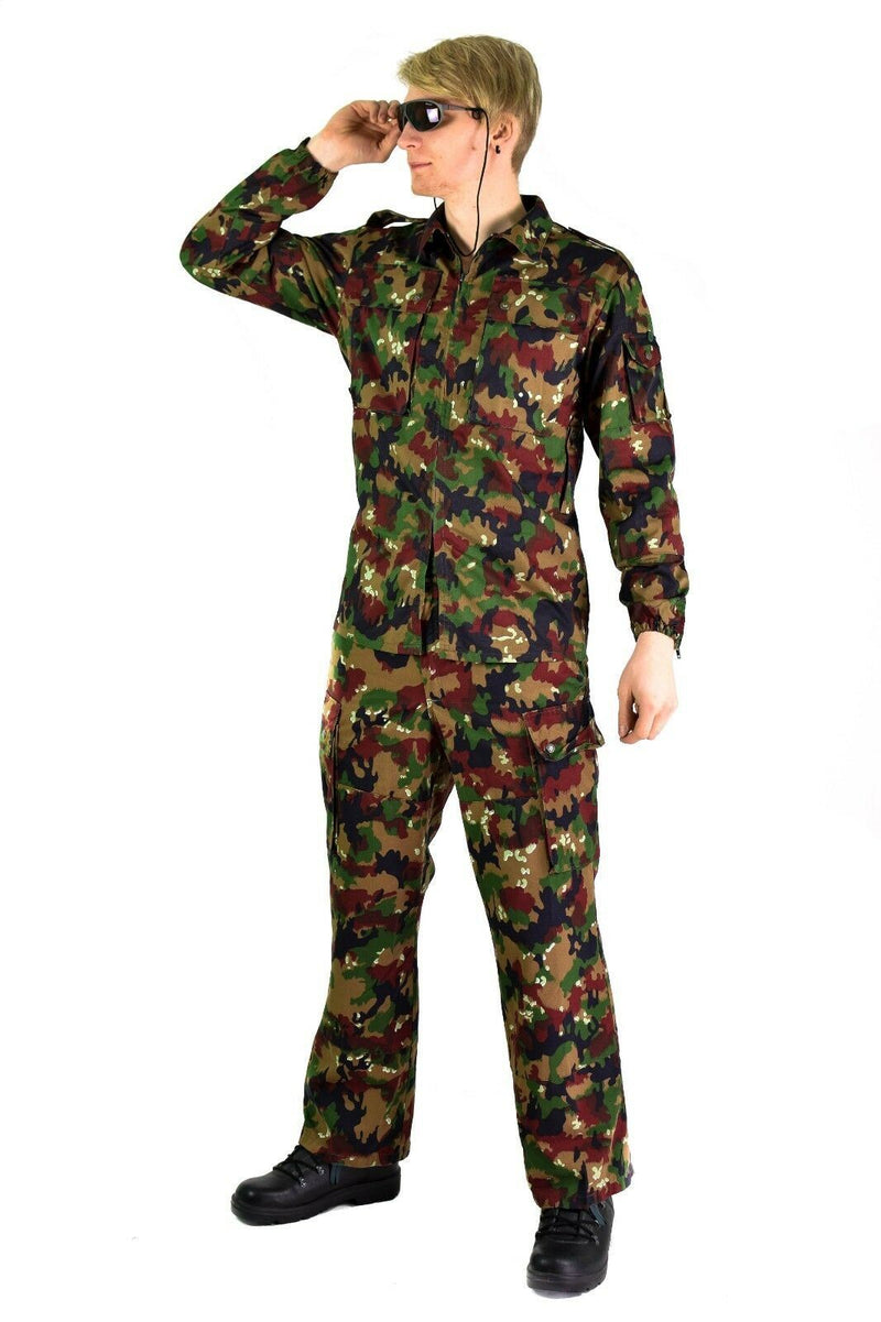 Original Swiss Army Pants M83 Combat Alpenflage Camo Field Trousers New