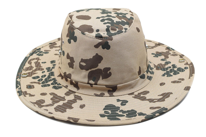 MFH Brand Military Style Panama Hat Tropical Flecktarn Bucket Summer Cap Ny