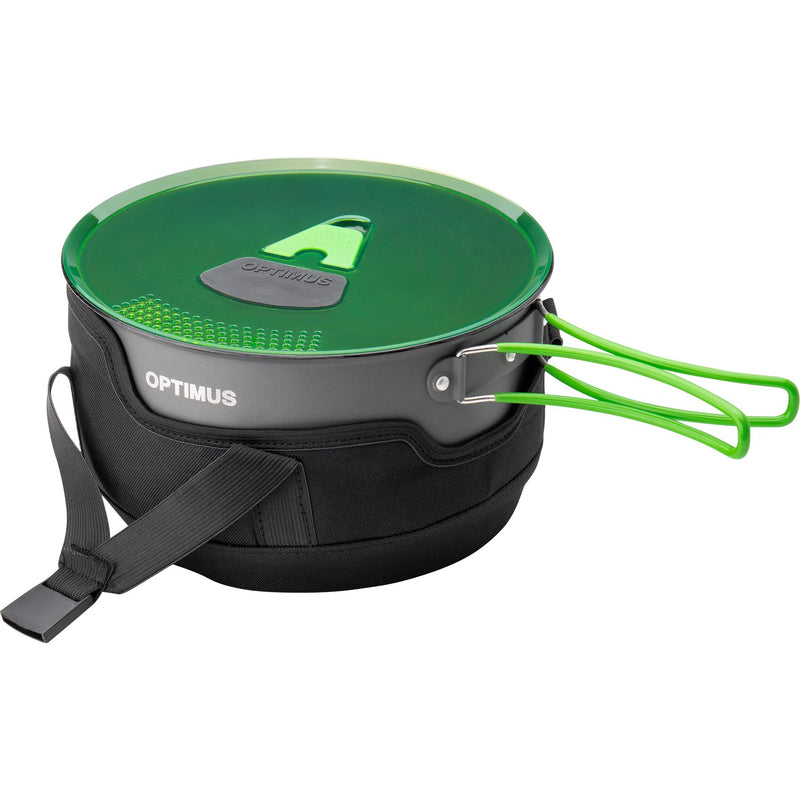 Optimus Terra Camp 4 Pot Set Cooking Non-Stick Camping Camper Outdoor Kit 7 Part