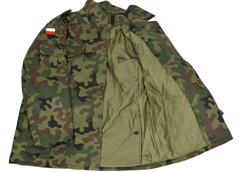 Äkine Polish Army Parka Panther Camo Military Jacket Combat BDU Surplus New