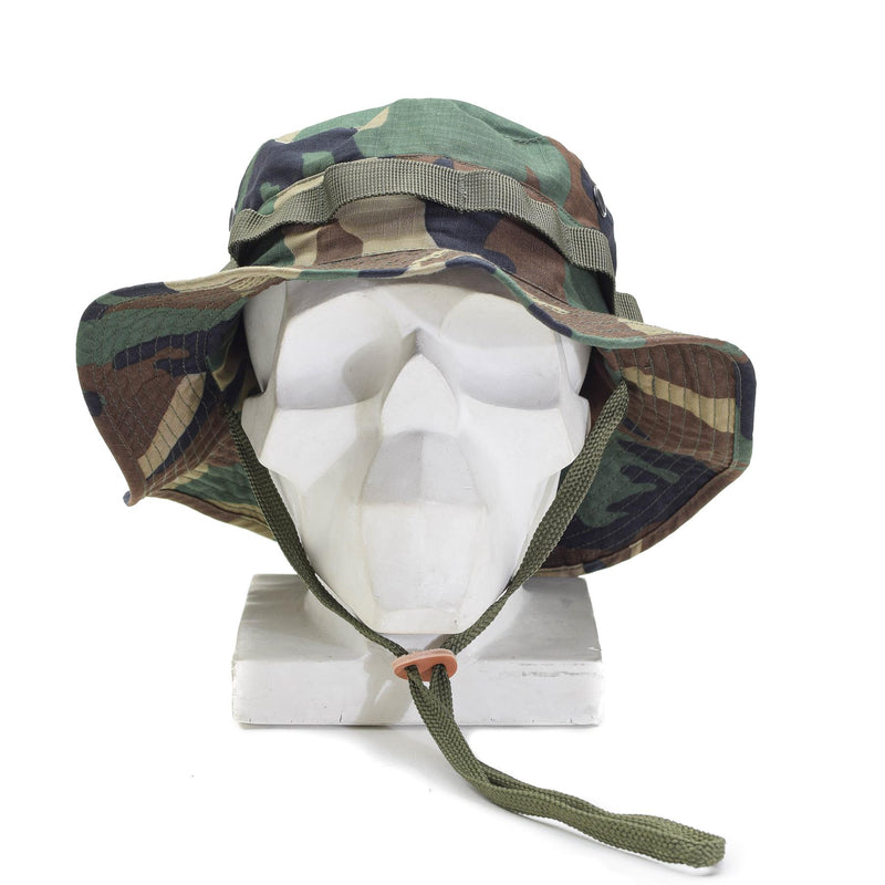 Mil-Tec Brand Military Style Woodland Lightweight Boonie Hat Ripstop Army Cap