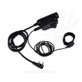 Earmor M52 PTT Adapter Midland 2 Pin Wired Tactical Headset Kabel Svart