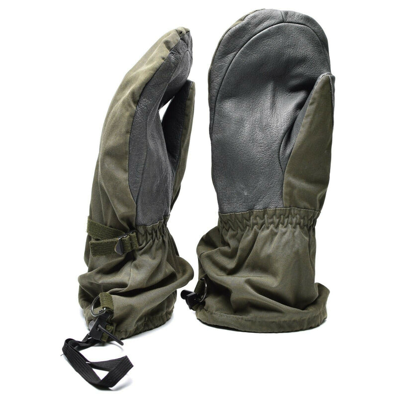 Äkta österrikiska armé oliv od goretex vantar militära vattentäta stridshandskar