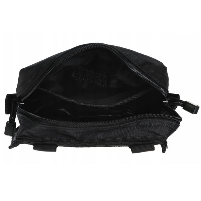 Mil-Tec Tactical Belt Pouch Molle Attachment dragkedja Stängningsverktygsväska svart