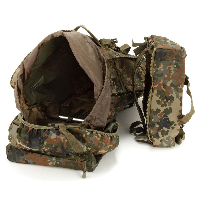 A.Blochl BW Mountain Trekking Rucksack Camping Stor ryggsäck Flecktarn Camouflage