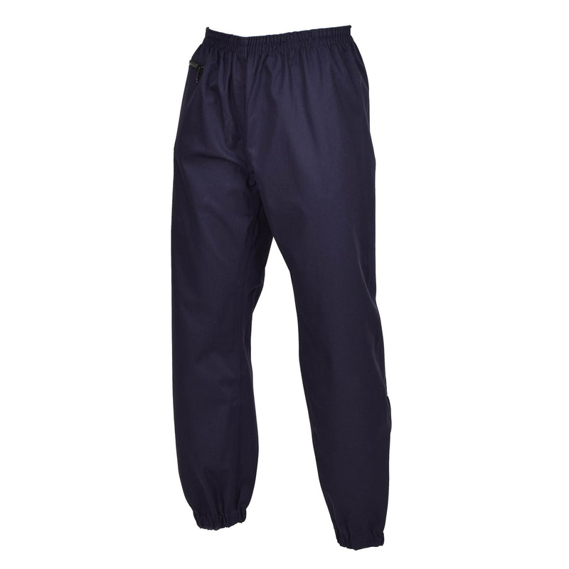 Äkta holländska armé regnbyxor gore-tex vattentät utomhus våt väderbyxor