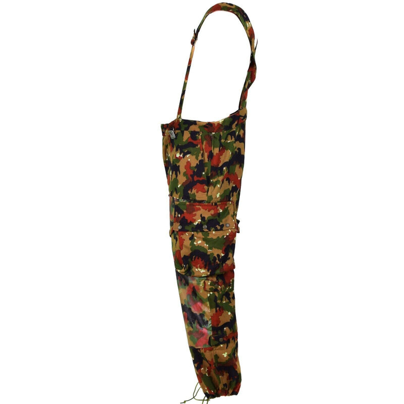 Äkta schweiziska arméfältbyxor M70 Schweiz Combat Camo Sniper Pants New