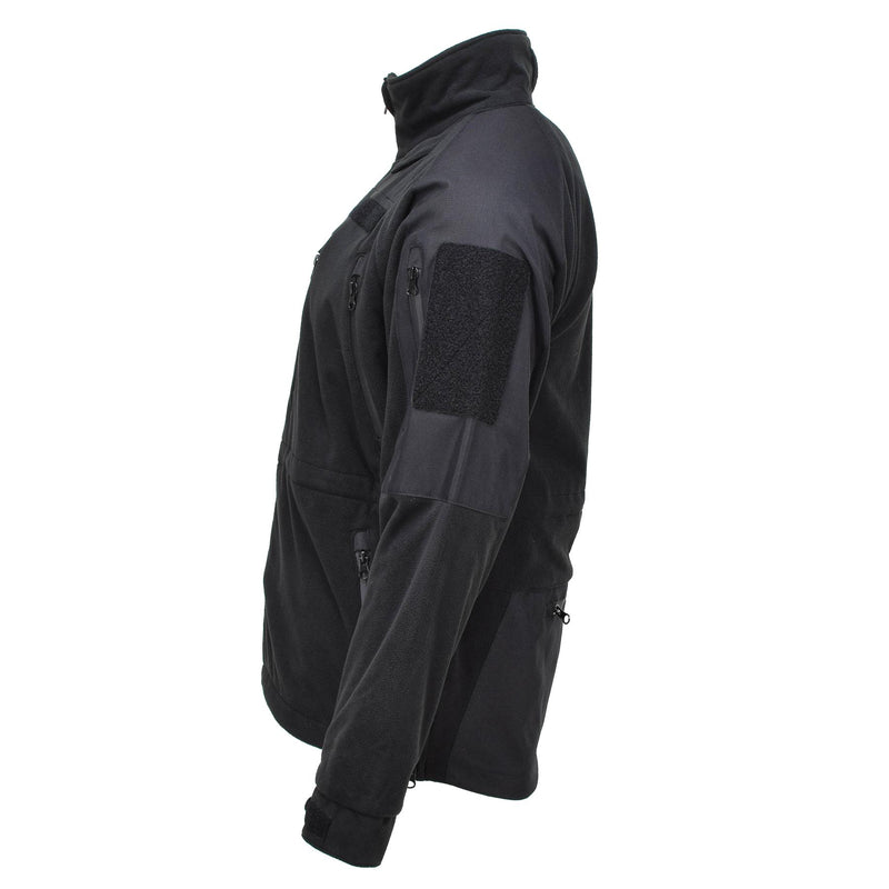 Mil-tec fleece jacka kall väder termisk vandring aktivt kläder vattenbeständig