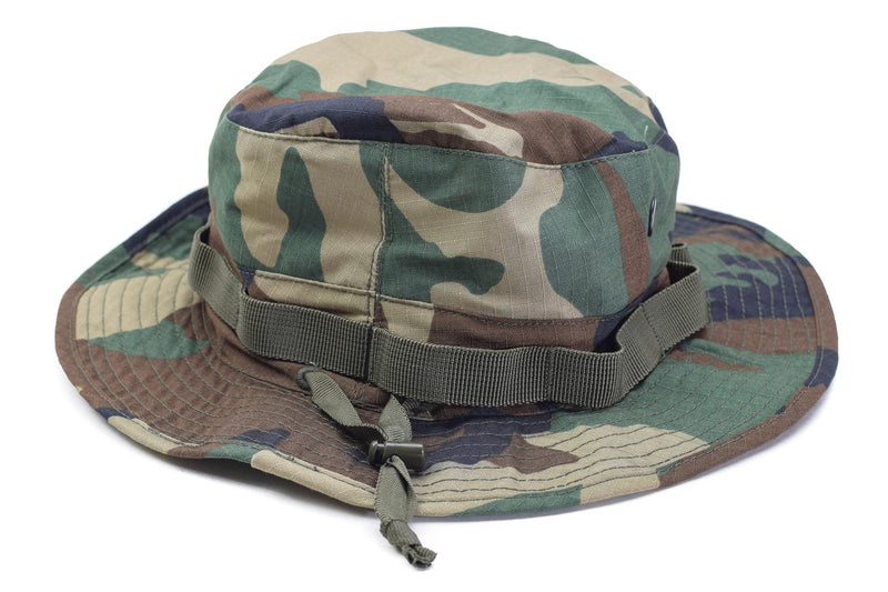 Mil-Tec Brand Military Style Woodland Lightweight Boonie Hat Ripstop Army Cap