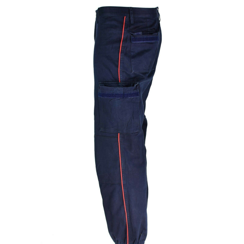 Original italiensk polis carabinieri byxor blå byxor officer brottsbekämpning