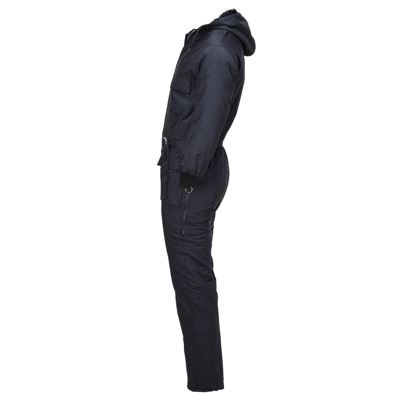 Original Dutch Military Winter Coverall faux päls huva varm jumpsuit totalt sett