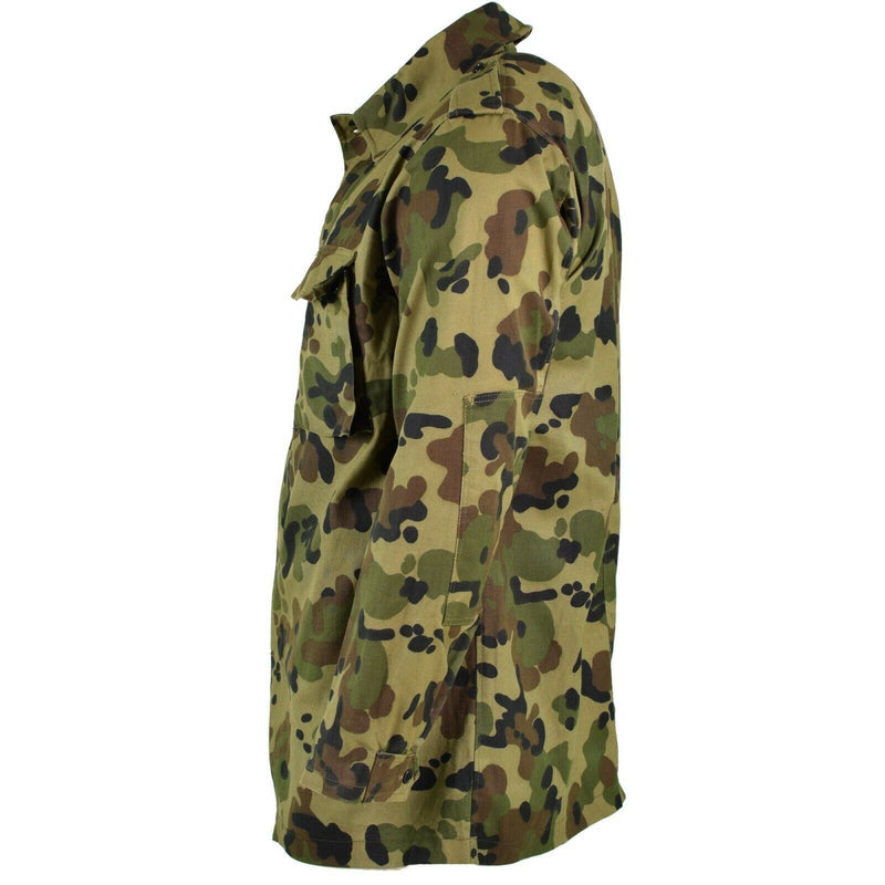 Äkta rumänska arméfältjacka Militär BDU M93 Camo Leaf Military Combat
