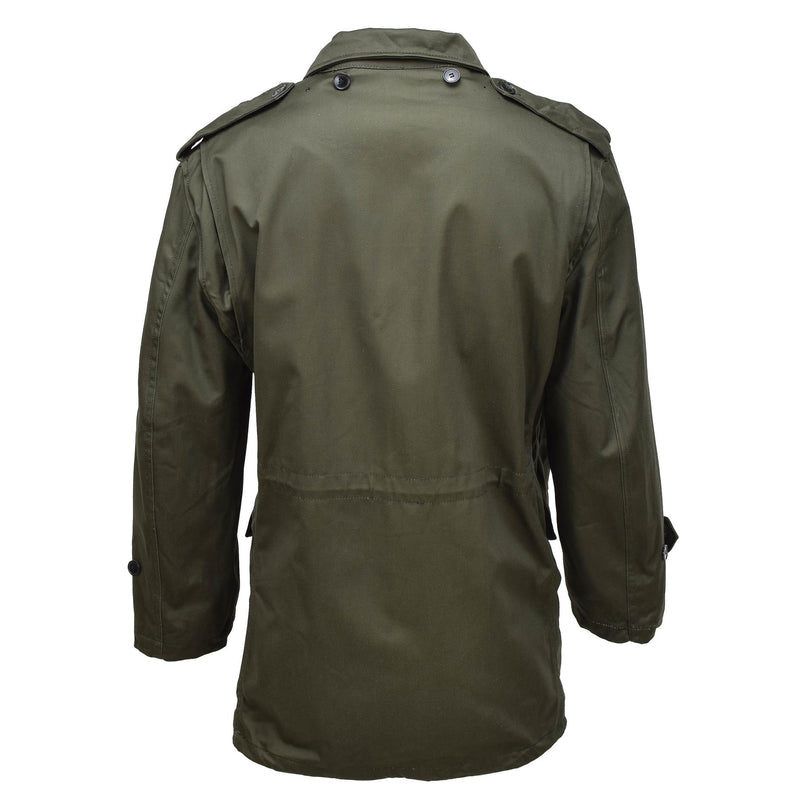 Original grekisk militär M65 Field Uniform Jacket Olive Army Surplus Parka Ny