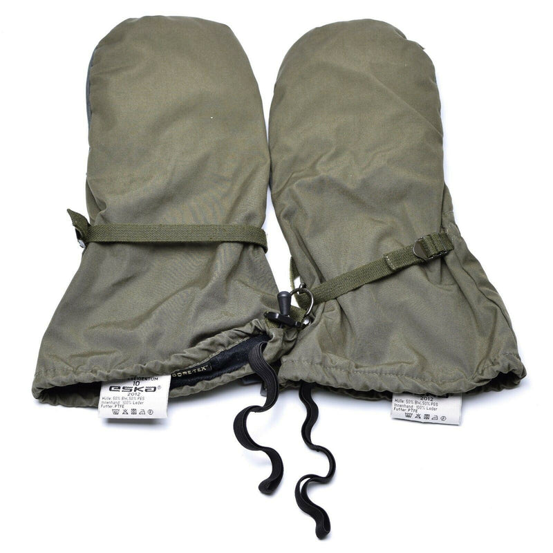 Äkta österrikiska armé oliv od goretex vantar militära vattentäta stridshandskar
