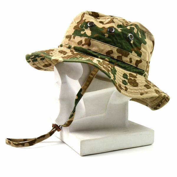 Äkta original tyska armén boonie hatt öken fält taktisk militär möss
