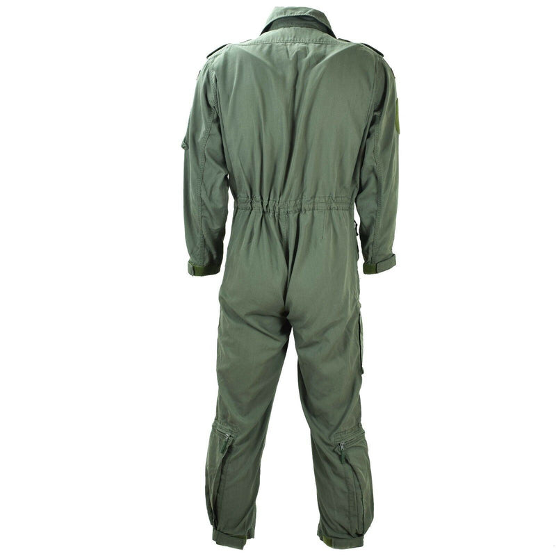 Äkta tyska armé Aramid Fiber Flight Suit Coverall Pilot övergripande grön