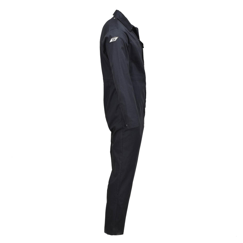 Original British Military Mechanic Coverall Workwear Uniform Work Jumpsuit Black