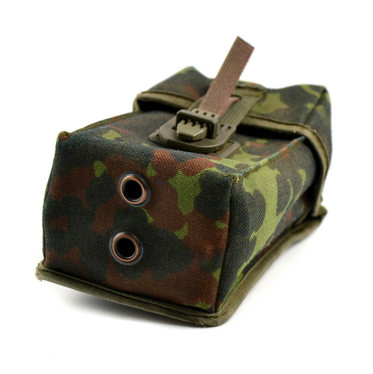 Original German Army Bundeswehr Flecktarn Utility Pouch Bältesväska Camo