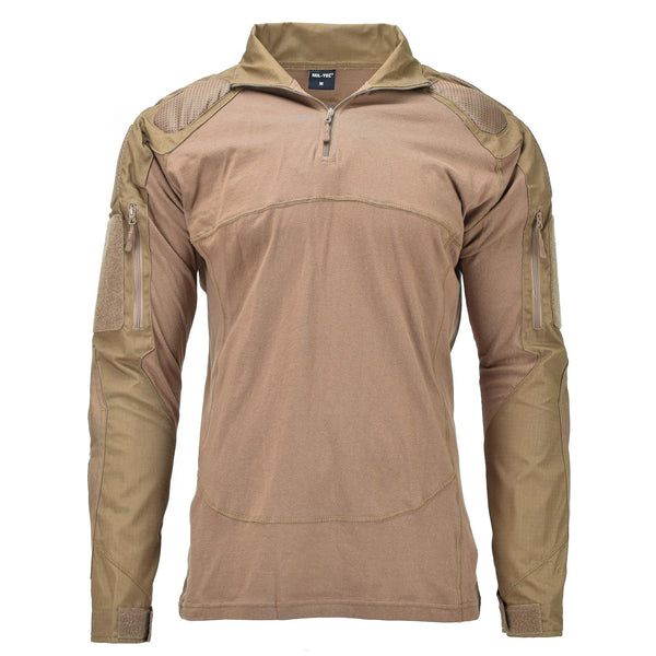 Mil-Tech Brand Military Style Troops Combat Shirts Dark Coyote Color BDU
