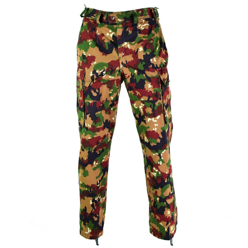 Original Swiss Army Pants M83 Combat Alpenflage Camo Field Trousers New