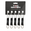 Pentagon Tactical 5mm aluminium karbinhake Clips 5 Pack Outdoor Camping Nyckelring