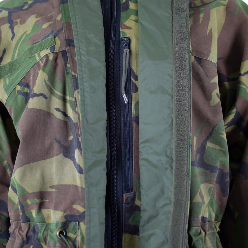 Äkta holländska arméjacka Combat DPM Goretex vattentät kamouflage överskott Parka