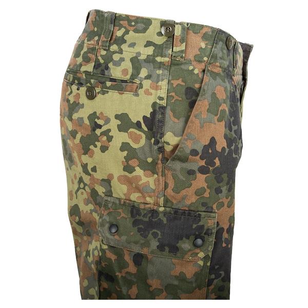 Äkta tyska arméfrågor Flecktarn Pants Field Combat Camo byxor