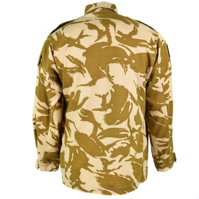 Äkta British Army Jacket Combat Desert Camo Field Shirt Lätt militär