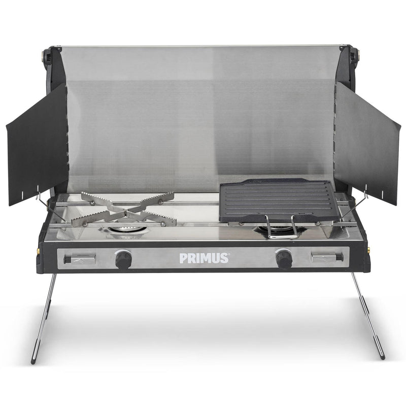 Primus Tupike Outdoor Spise Dual Gas Burner Portable Camping Vandle Griddle