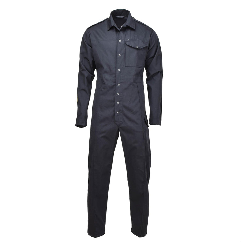 Original British Military Mechanic Coverall Workwear Uniform Work Jumpsuit Black
