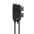 Earmor Dual PTT Adapter Kenwood Baofeng 2 Pin Wired Tactical Headset Svart