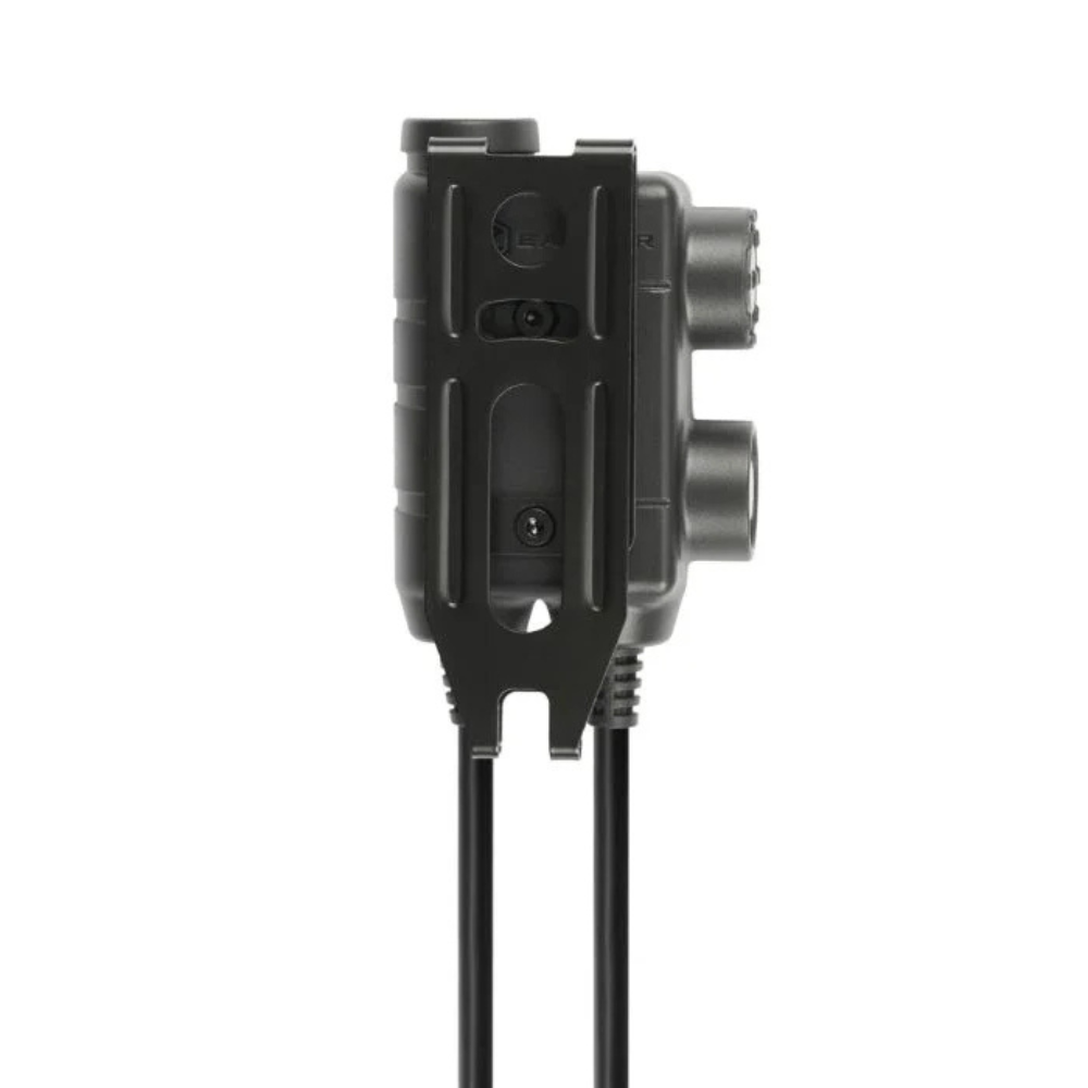 Earmor Dual PTT Adapter Kenwood Baofeng 2 Pin Wired Tactical Headset Svart